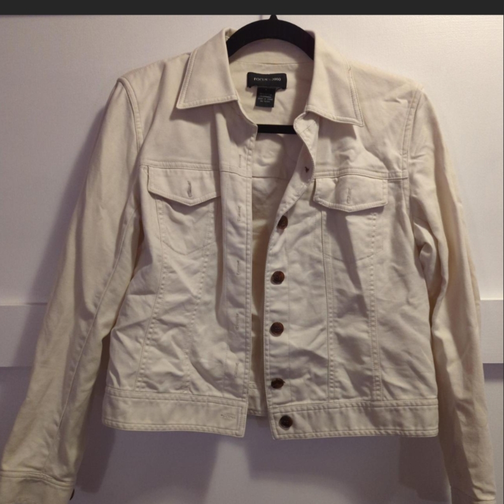 Focus 2000 Off-White Denim Jacket